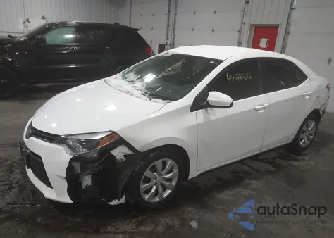 2016 Toyota Corolla Le from USA, damaged, VIN 2T1BURHE2GC599193